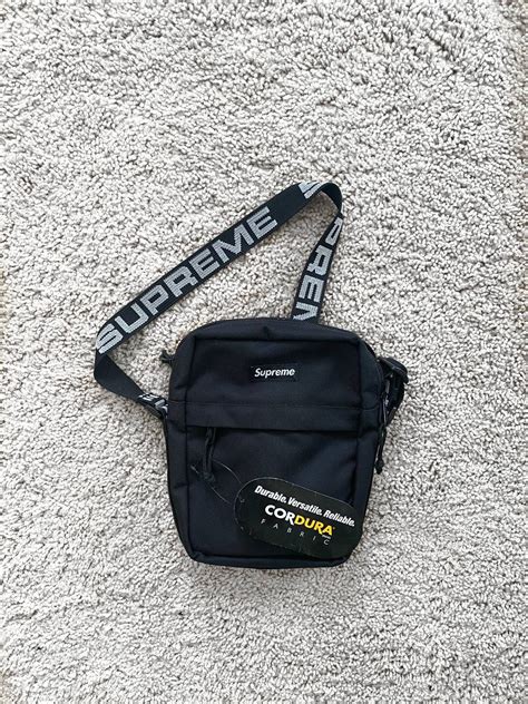 shoulder bag supreme ss18 fake|supreme shoulder bag outfit ideas.